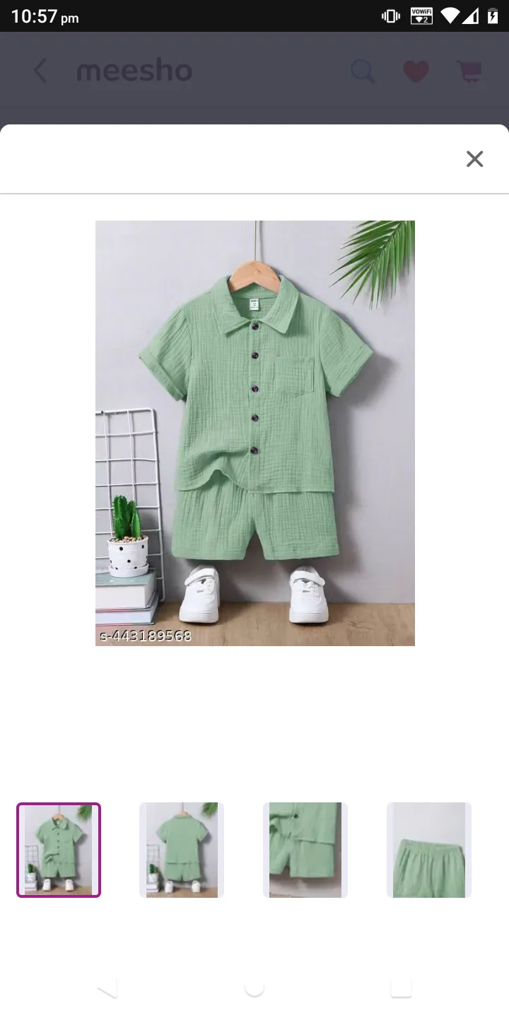 Fancy boys top & bottom sets