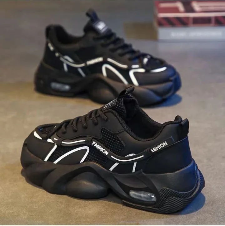 lejano Sneakers For Men (Black,) 2