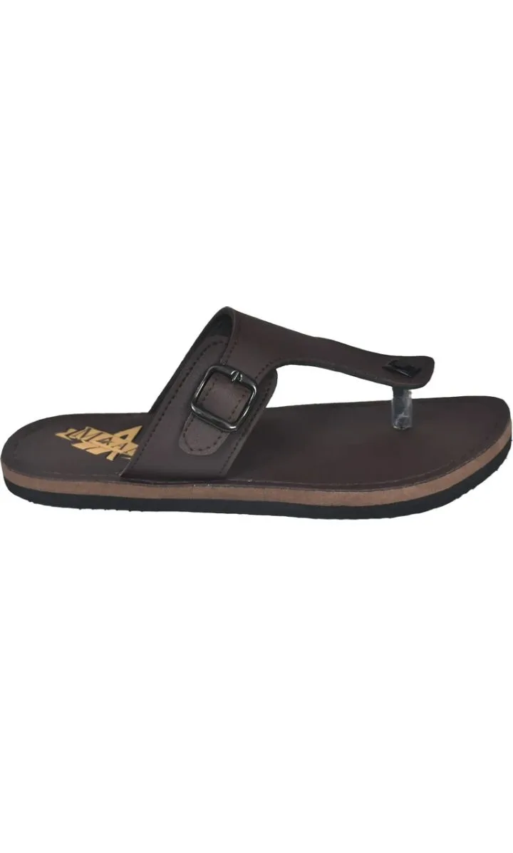 Maan Men Flats Sandal (Brown ,) 2
