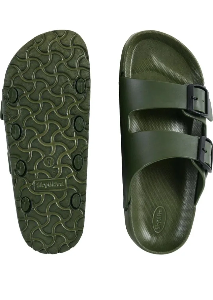 Skyultra Men Casual Sandal (Green , 6) 4
